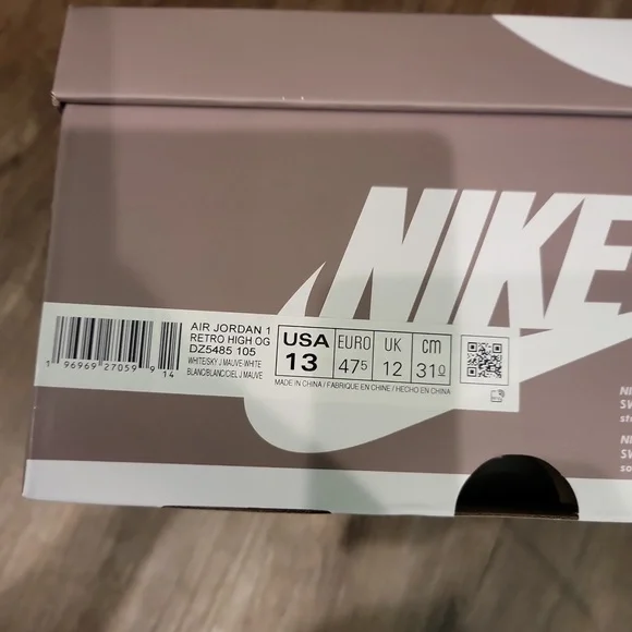 Jordan 1 Retro High OG Mauve - Picture 12 of 12